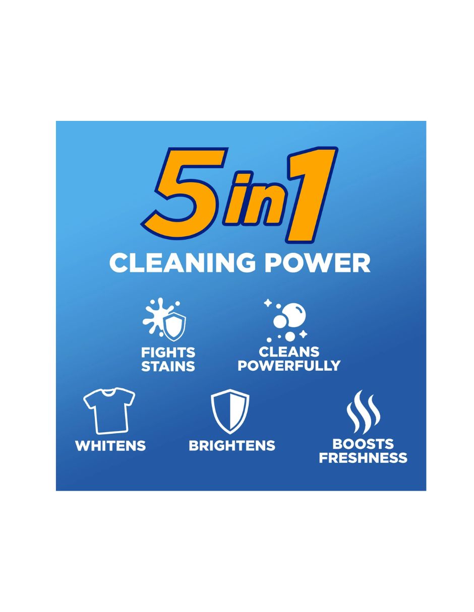 Arm & Hammer Plus OxiClean Clean Meadow, 77 cargas de detergente líquido para ropa