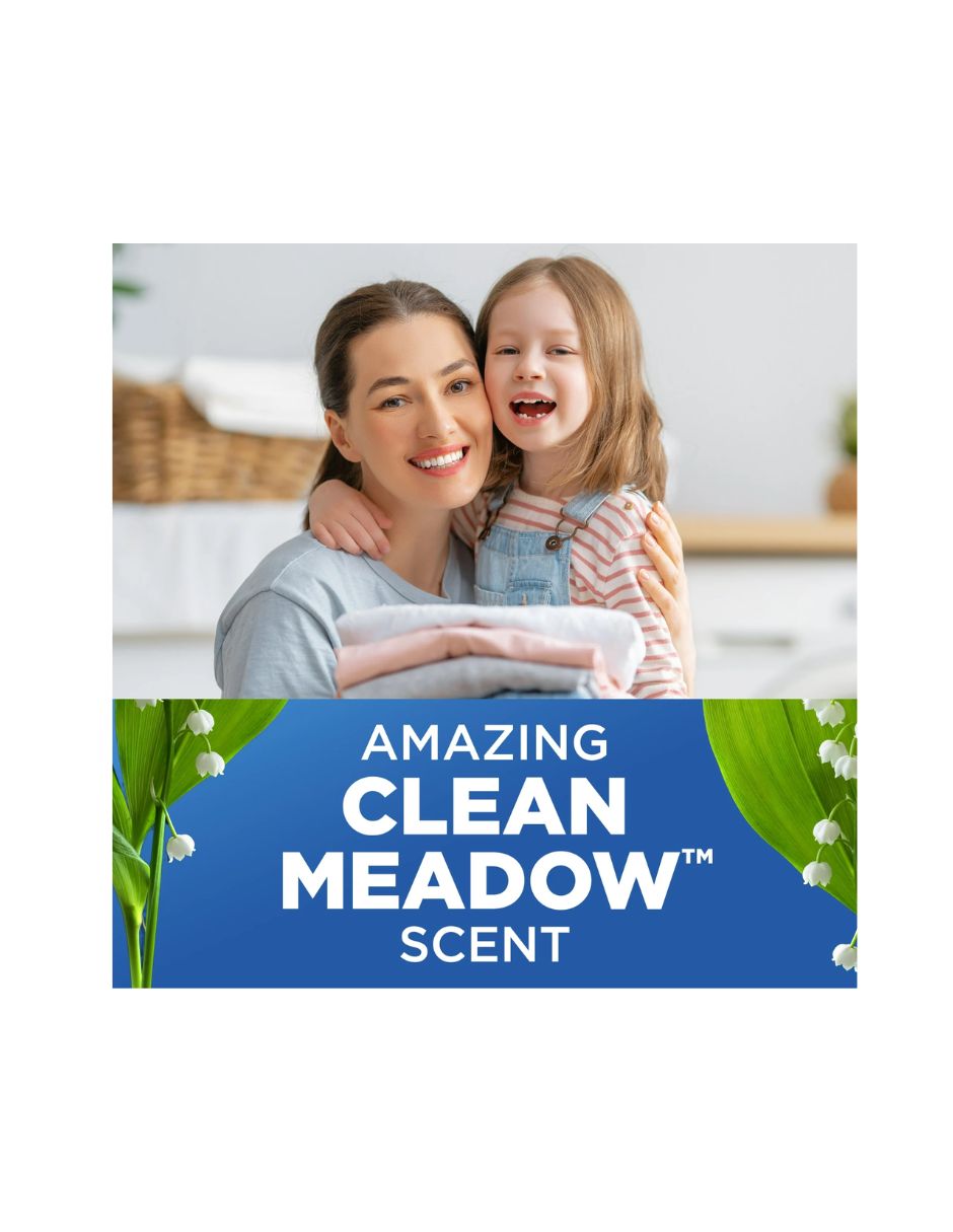 Arm & Hammer Plus OxiClean Clean Meadow, 77 cargas de detergente líquido para ropa
