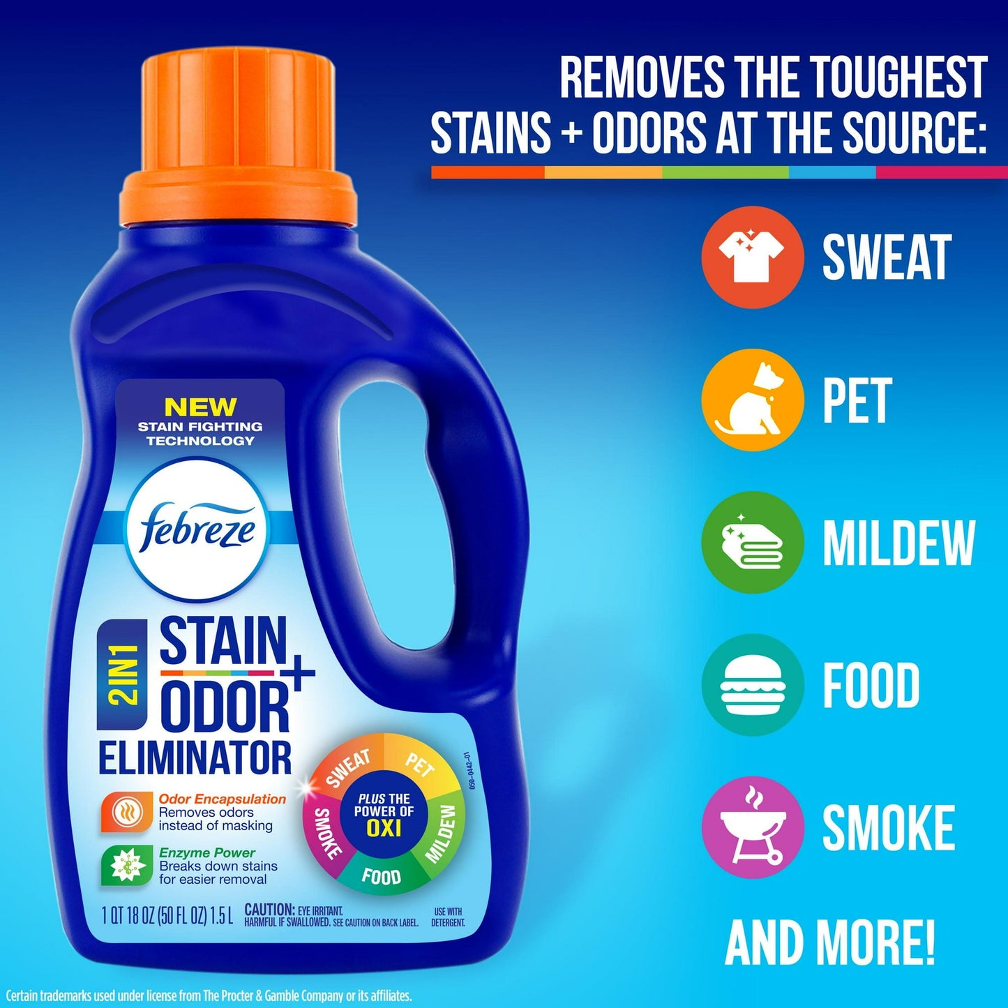 Febreze In-Wash Eliminador de olores , aroma fresco, 1.5L