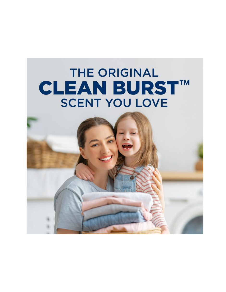 Arm & Hammer Clean Burst, 105 cargas de detergente líquido para ropa