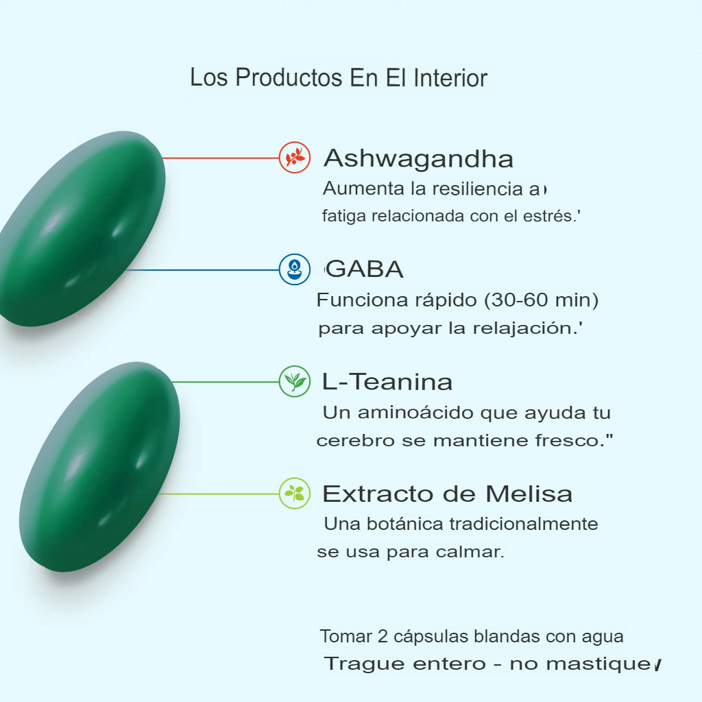 OLLY Ultra Strength Goodbye suplemento para aliviar el estrés con Ashwaganda, 60 unidades