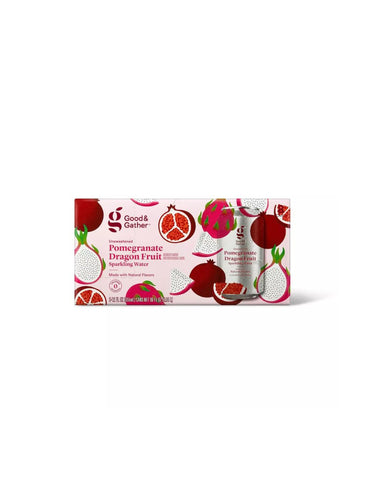 Good & Gather agua mineral 8 pack (Variedad de sabores)