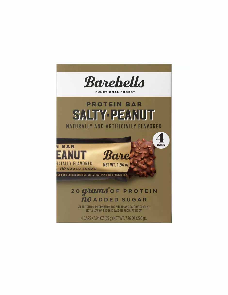 Barebells Barras de proteína Salty Peanut 4pack 220grs