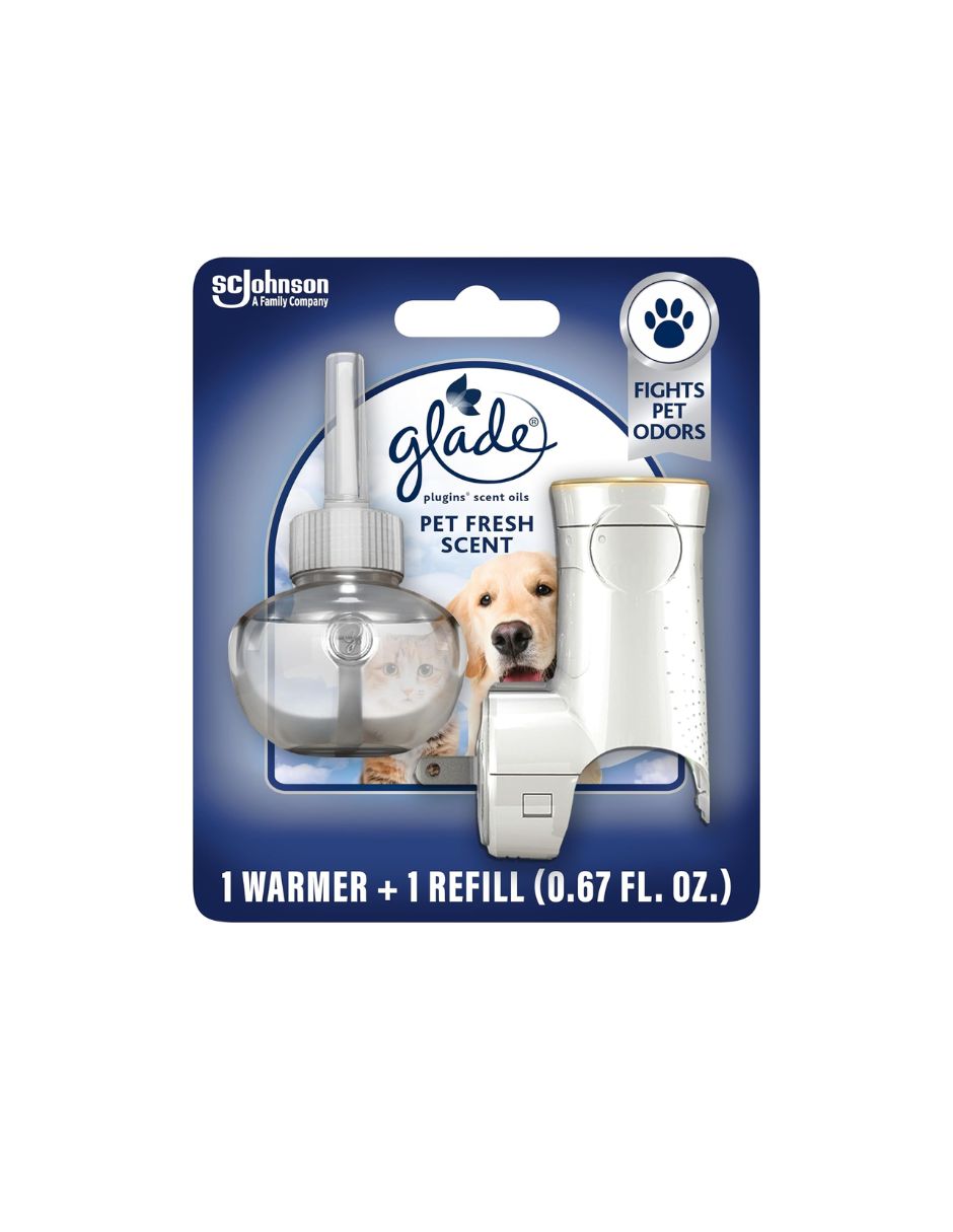 Ambientador Enchufe Recargable Glade Olor Mascotas 19 ml