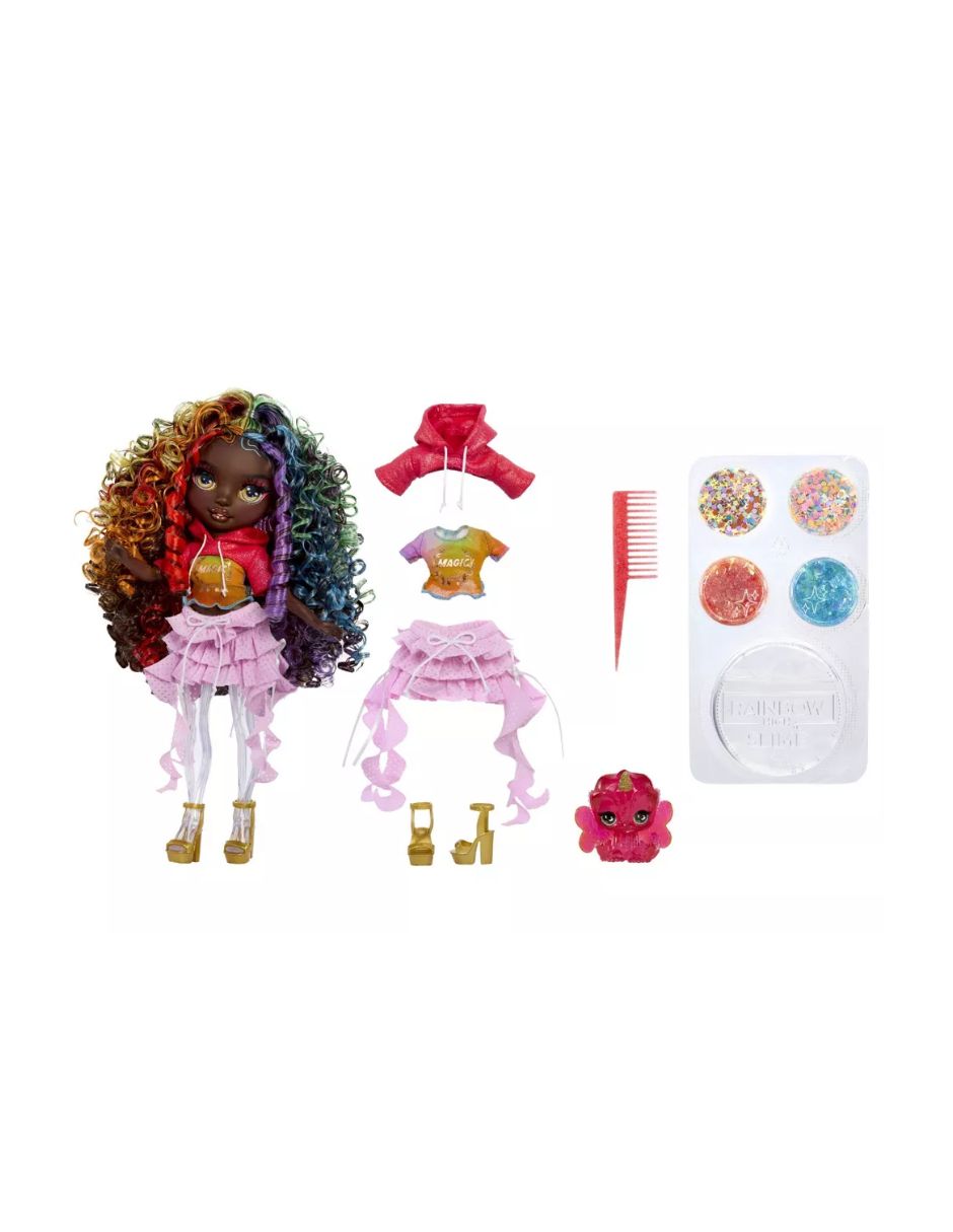 Muñeca Rainbow High Iris con Slime Arcoíris 28 cm