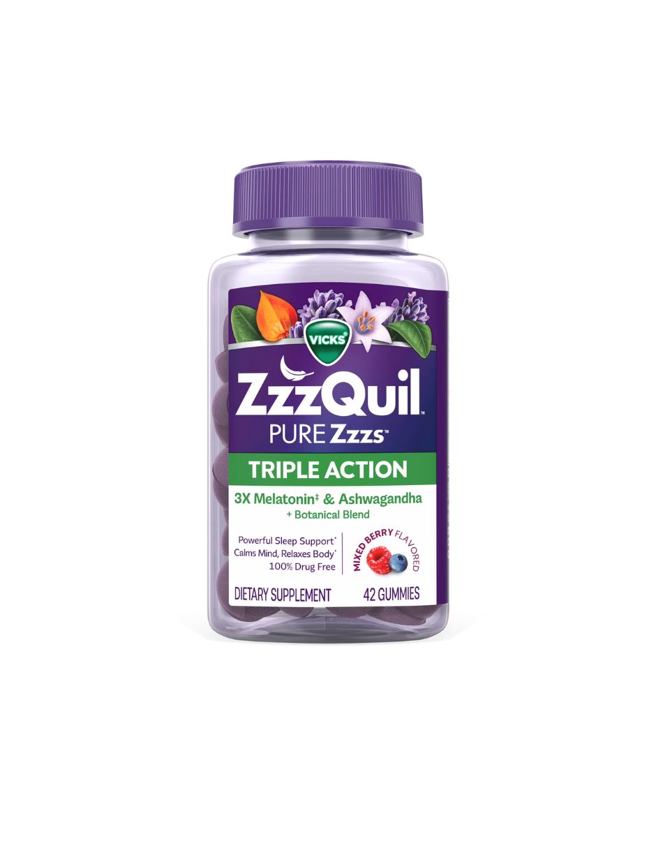 Gomitas Melatonina ZzzQuil Pure Zzzs 6 mg 42 Piezas