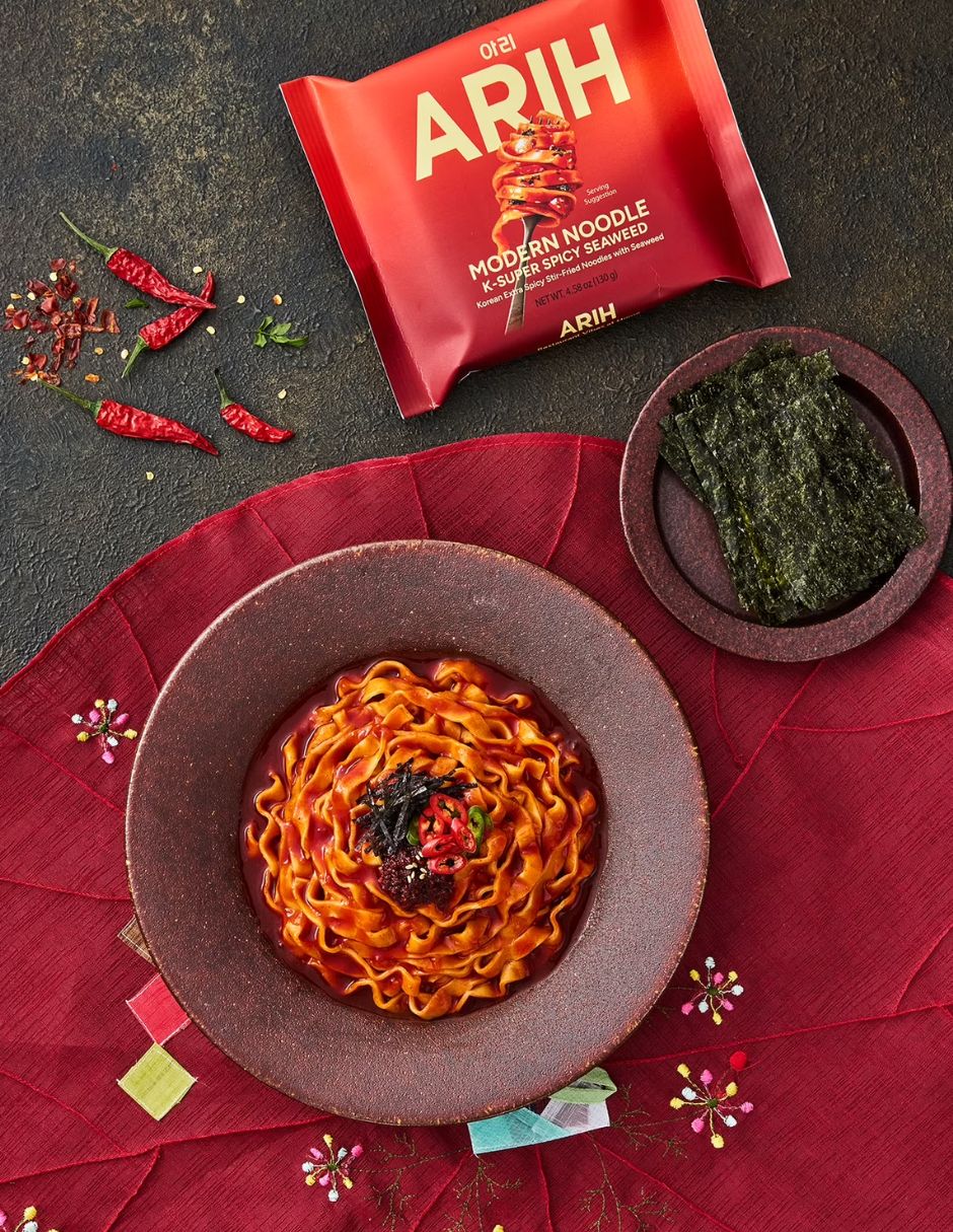 Fideos Coreanos ARIH Algas Picantes Coreanas 4 Pack