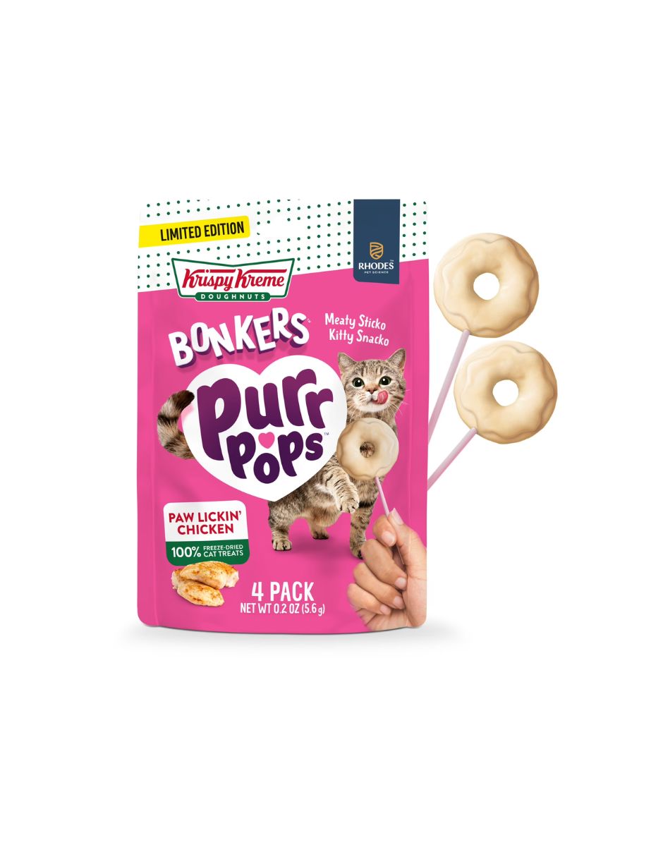 Premios BONKERS Purrpops Gato 4 Piezas