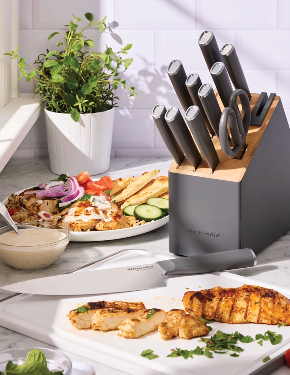Juego KitchenAid Cuchillos Acero 12 Piezas