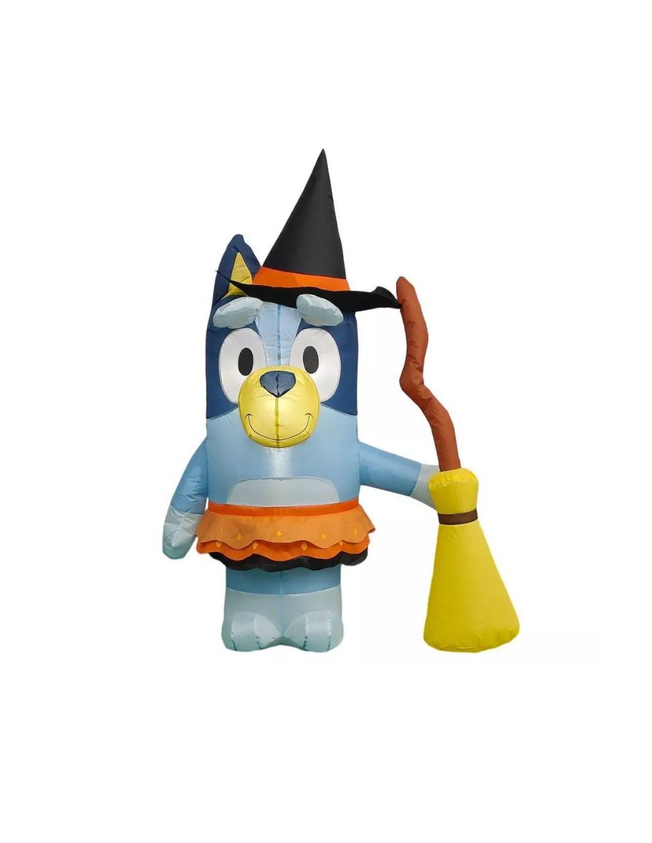 Inflable Bluey Bruja para Halloween 107 cm