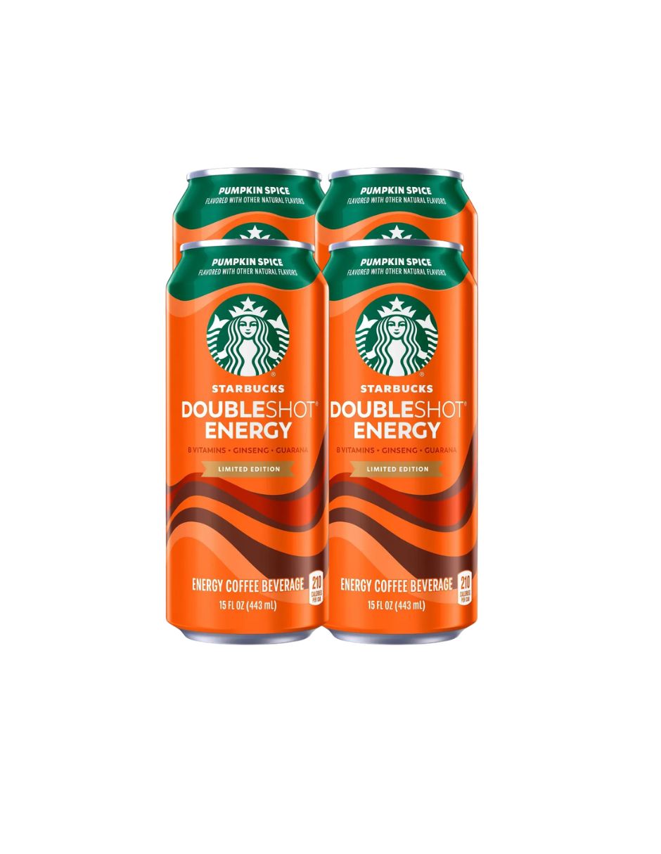 Bebida de Café Starbucks Edición Limitada Pumpkin Spice 4 Latas 444 ml