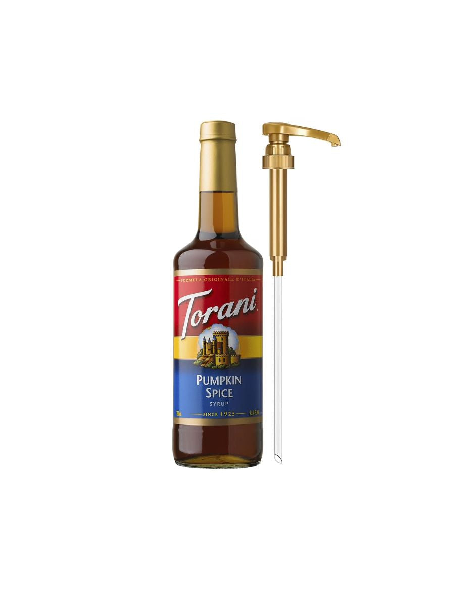 Jarabe Torani Pumpkin Spice con Bomba 750 ml