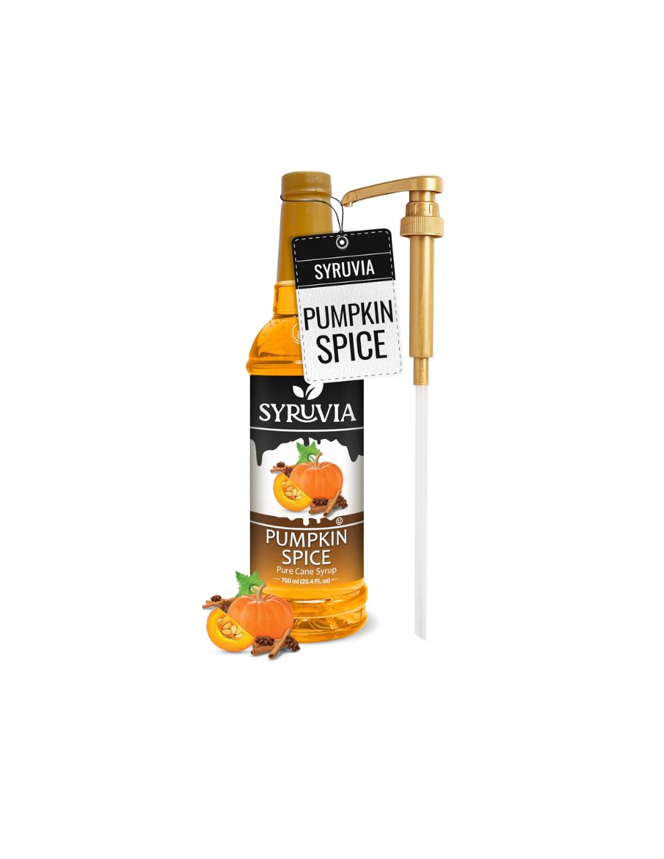 Jarabe Syruvia Pumpkin Spice con Bomba 750 ml