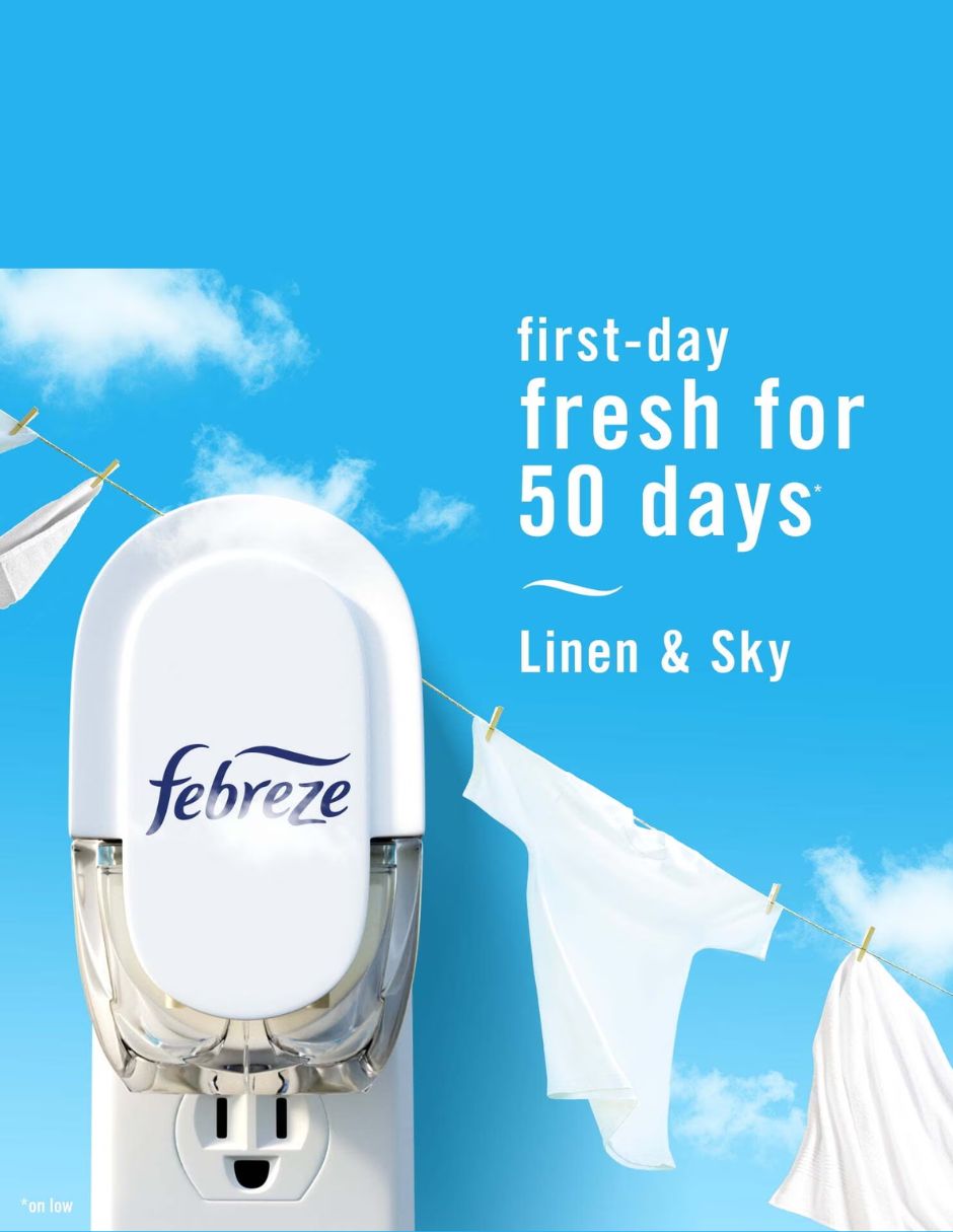 Ambientador Febreze Linen & Sky Kit