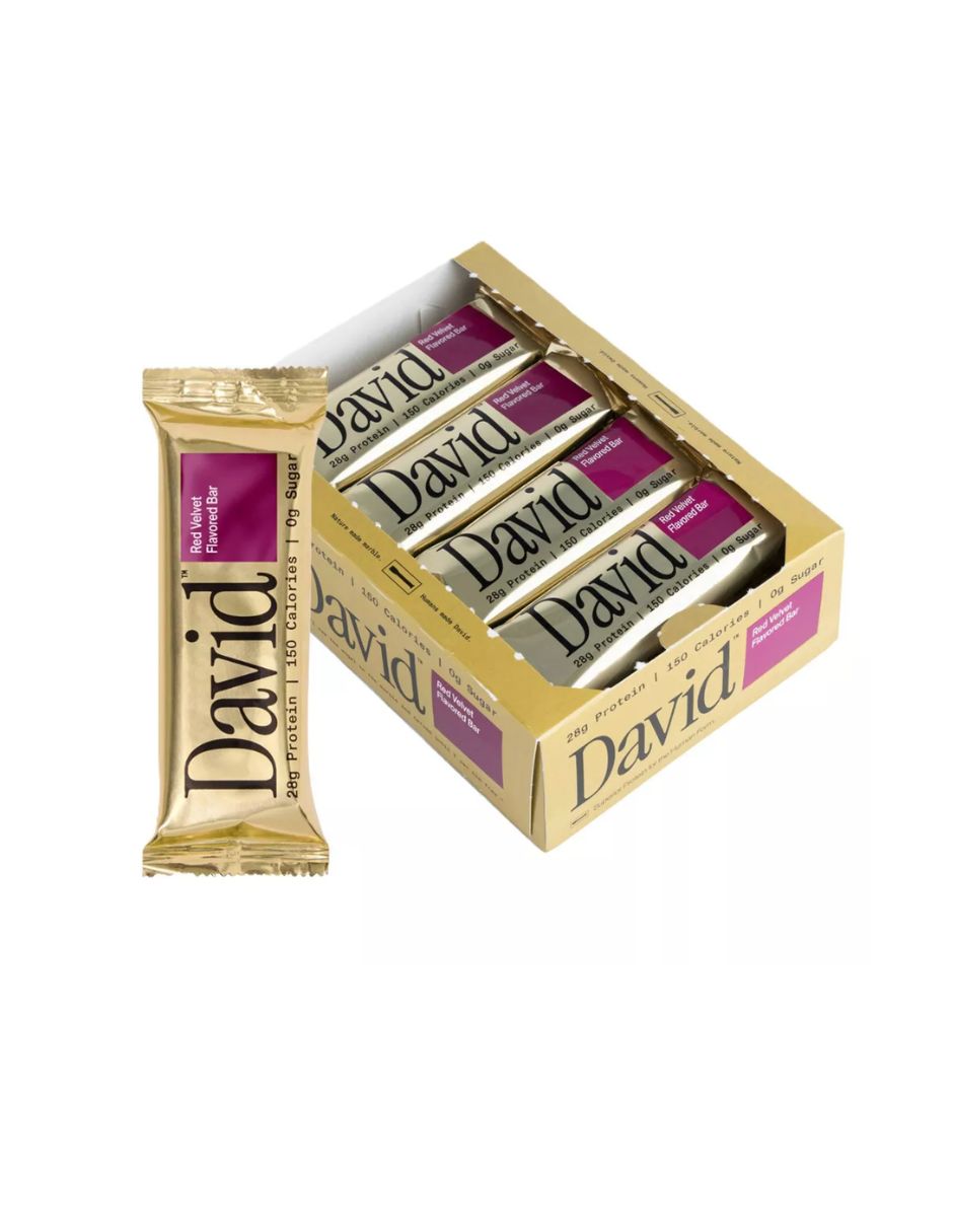 Barras de Proteína David Red Velvet 12 Pack