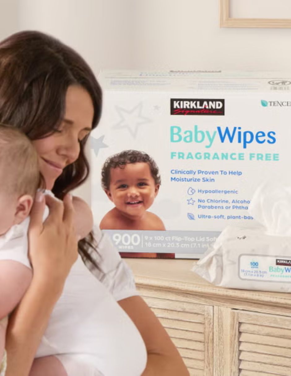 Toallitas Kirkland Signature para Bebé Sin Fragancia 900 Pzas