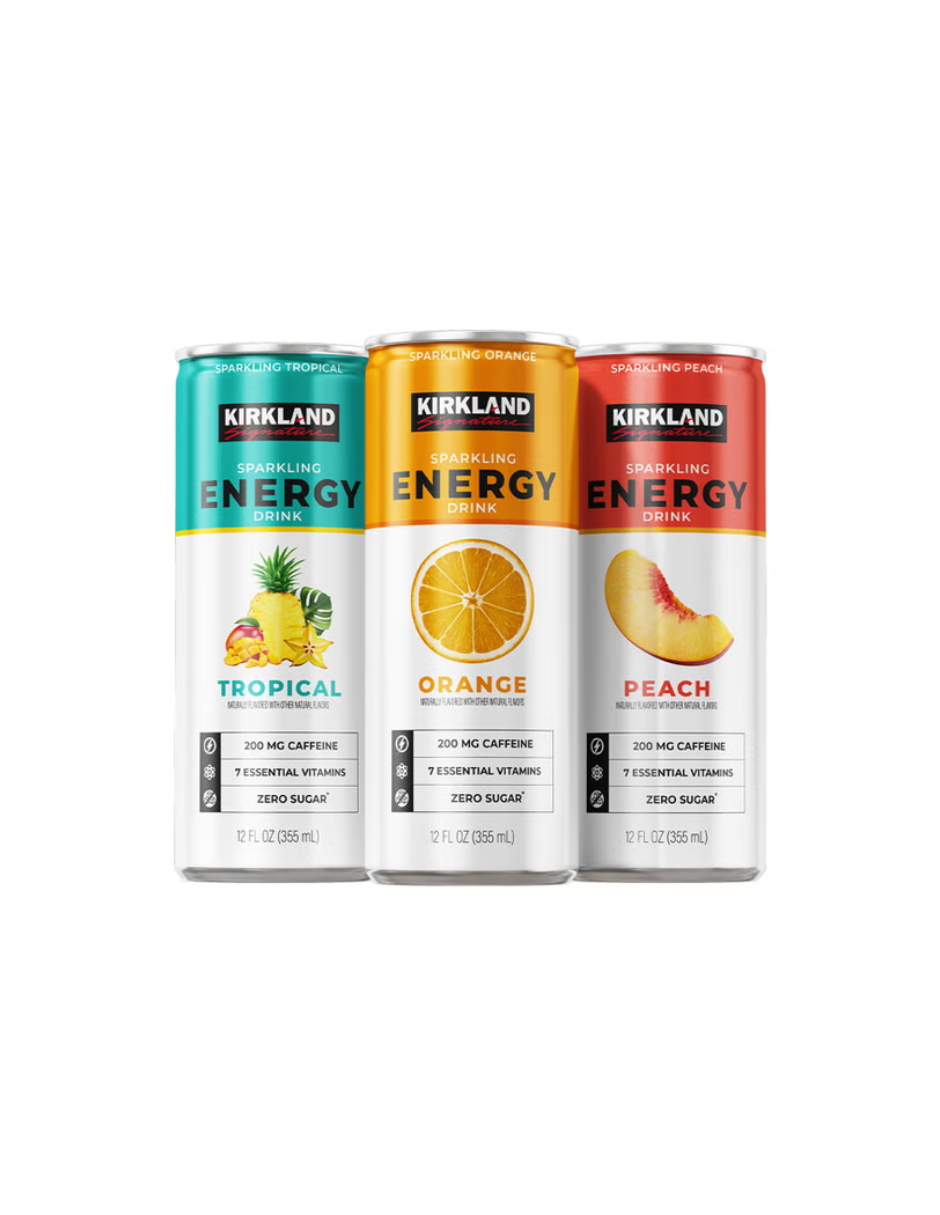 Bebida Energética Kirkland Signature Variada 24 Latas 355 ml