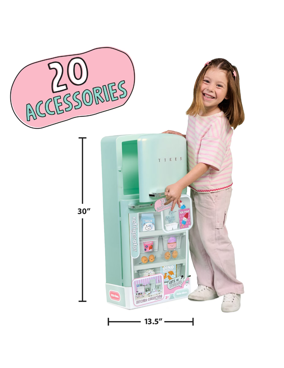 Refrigerador Little Tikes Sweet Spaces con 20 Accesorios