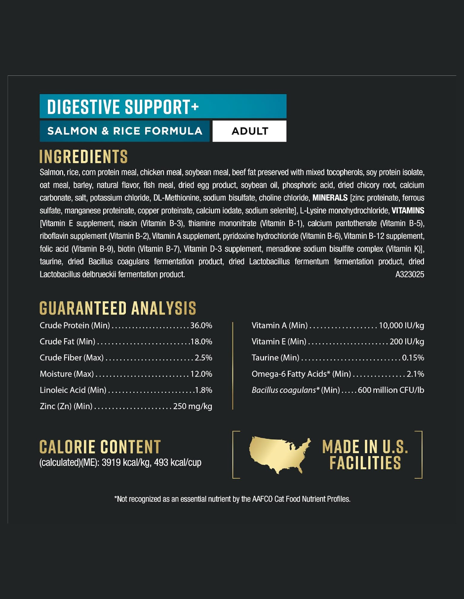Alimento seco para gatos Purina Pro Plan AdvantEDGE Salmón y Arroz 2.27 kg