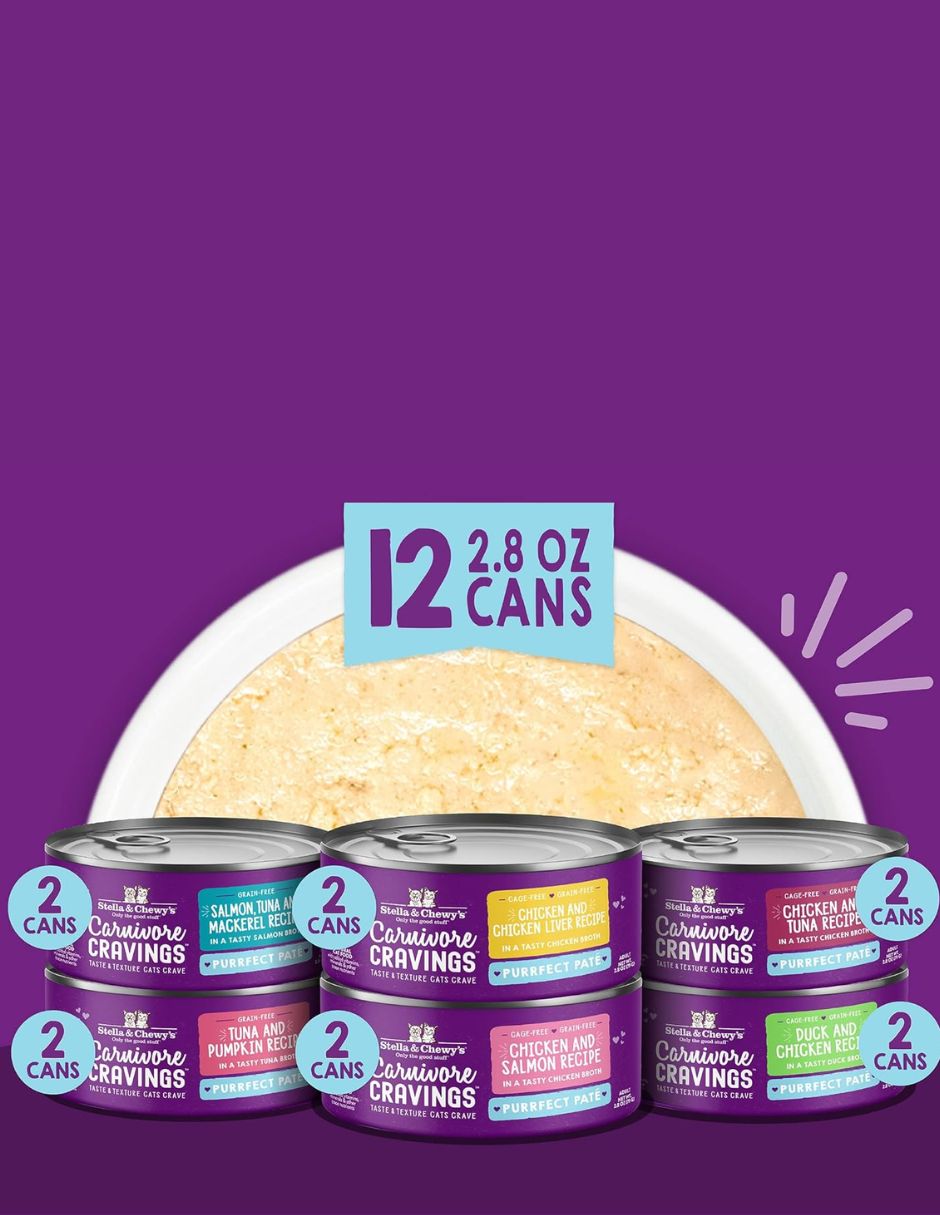 Alimento Húmedo Gato Adulto en Paté Stella & Chewy's 12 Latas