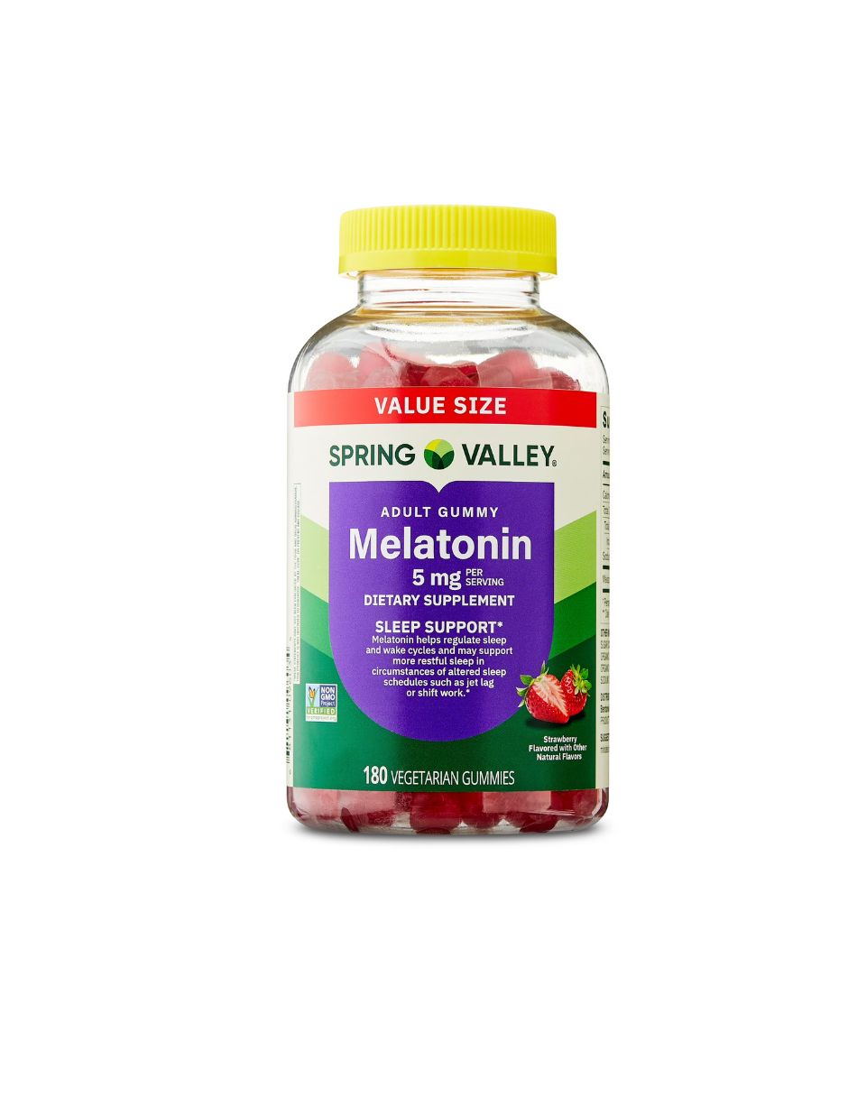 Spring Valley Melatonina gomitas 5 mg, 180 unidades