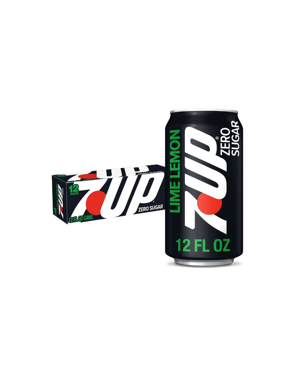 Refresco 7 UP sin azúzar Lemon Lime 12 pack