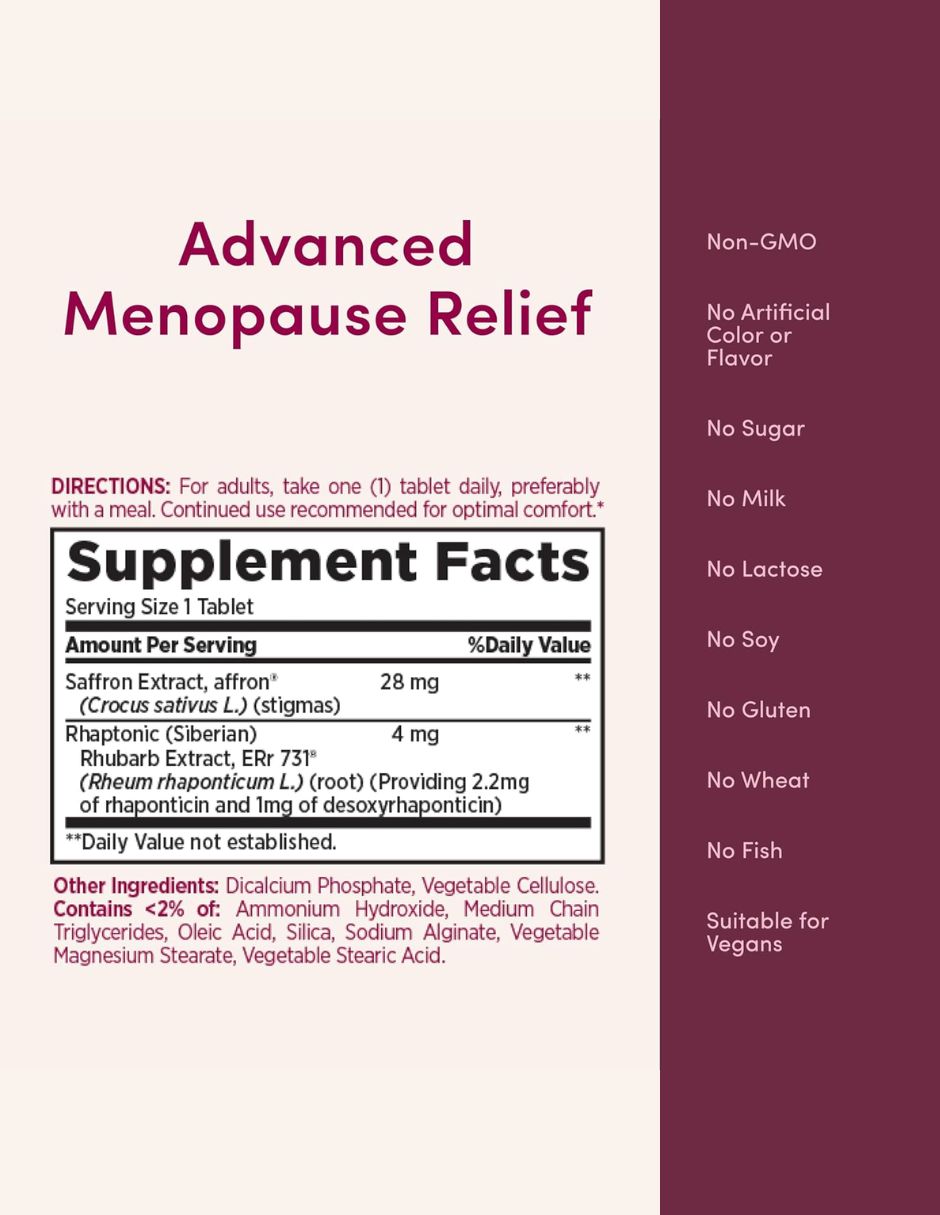 Suplemento Menopausia Nature's Bounty 30 Tabletas