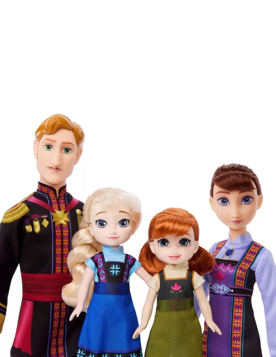 Familia Real de Arendelle Set exclusivo de Disney Frozen 2 con 4 muñecas articuladas
