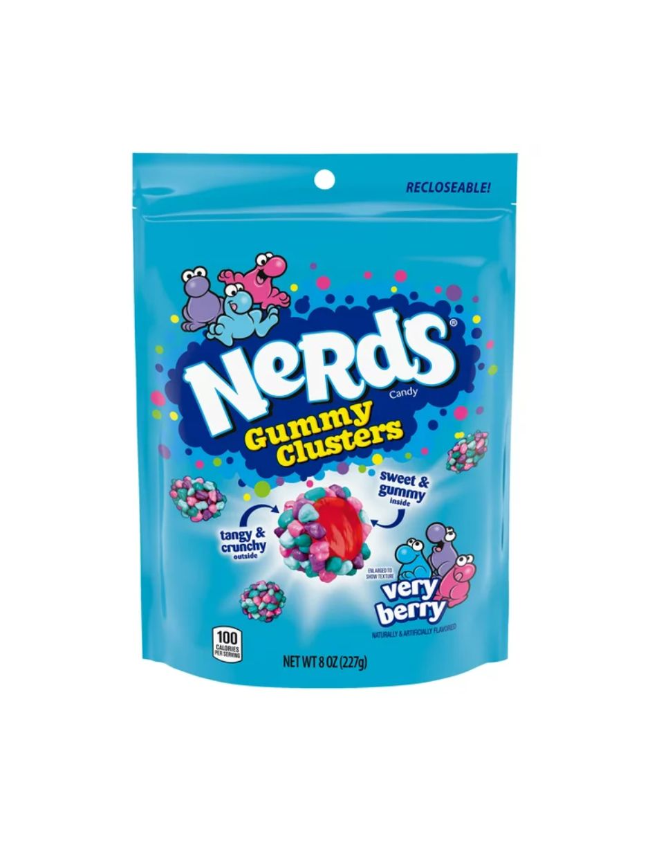 Nerds gummy cluster very berry 227gr