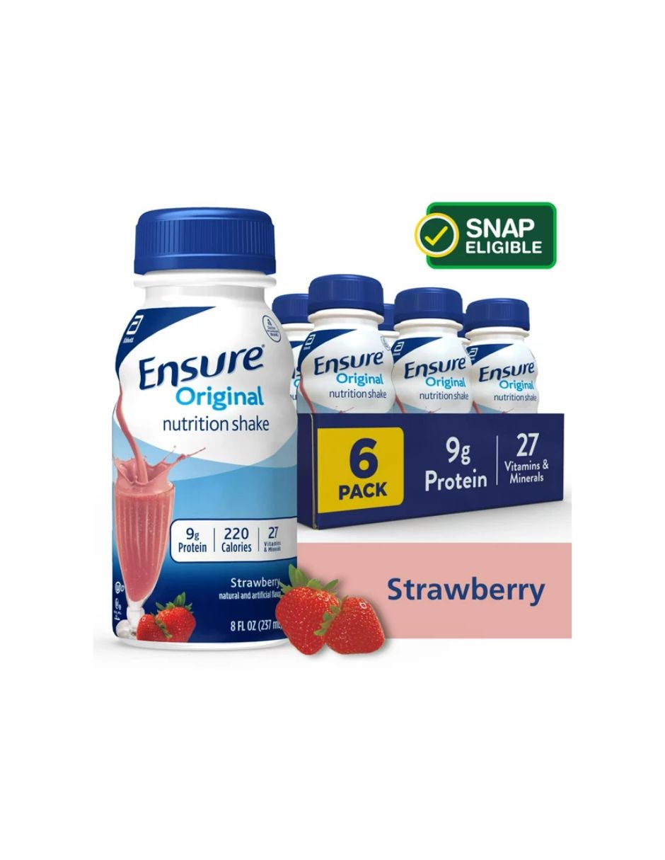Ensure bebida nutricional original 6 pack