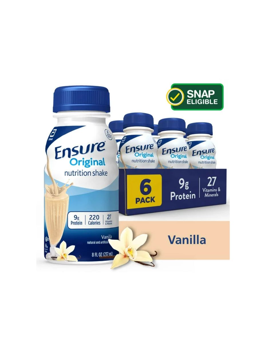 Ensure bebida nutricional original 6 pack