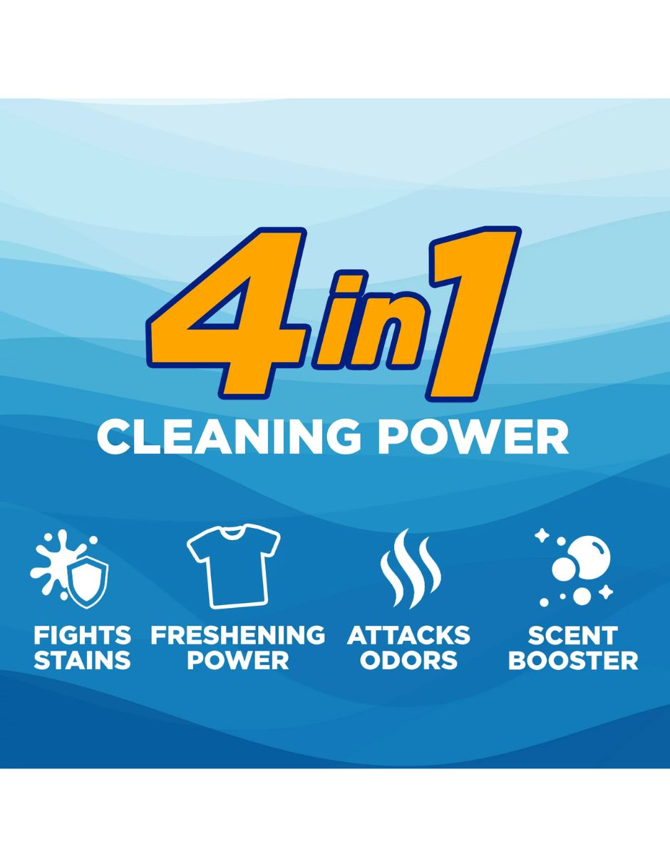 Arm & Hammer Clean Burst, 105 cargas de detergente líquido para ropa