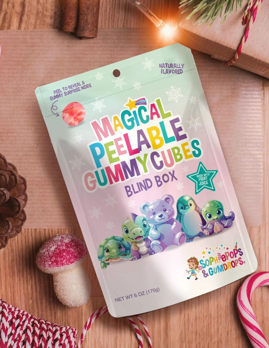 Cubos Mágicos de Goma Pelables Sorpresa 170g