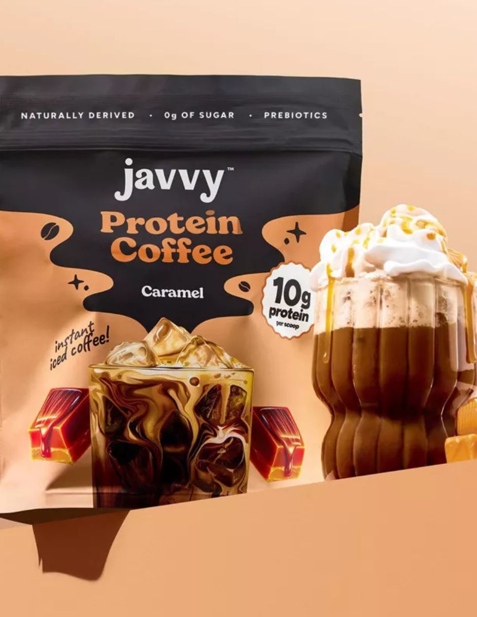 Javvy Café Instantáneo con Proteína Caramelo 256gr