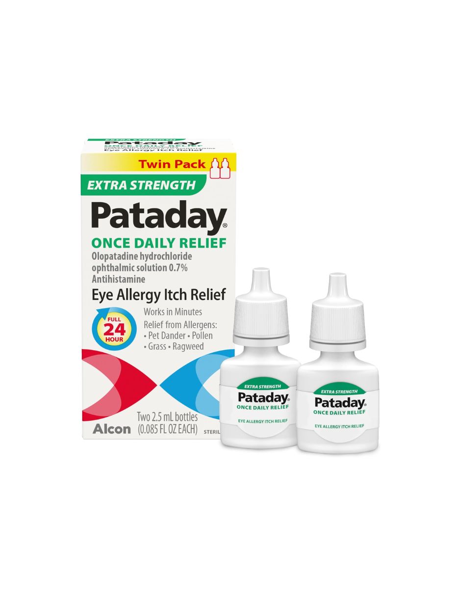 Pataday Alivio Diario Extra Fuerte Gotas oftálmicas 2.5 ml x2