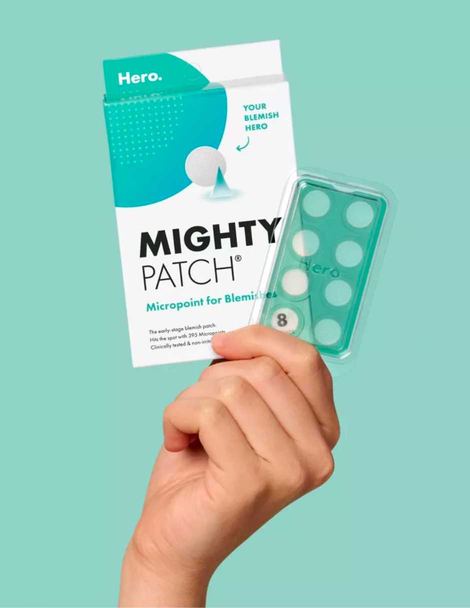 Hero Cosmetics Mighty Patch Micropunto para espinillas y acné 8 unidades