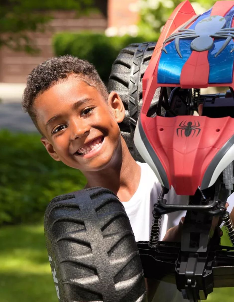 Monster Truck RC Spider-Man Mega Monster Jam Escala 1:6 Control Remoto