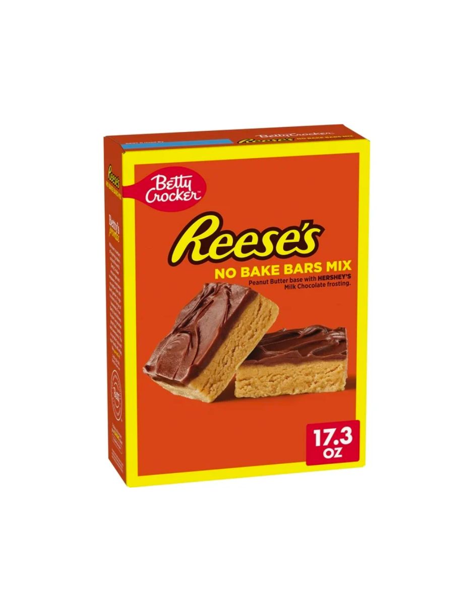 Betty Crocker Reeses Mezcla de barras sin hornear 490gr