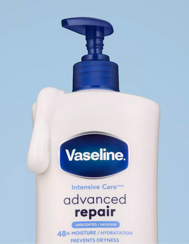 Vaseline reparación avanzada loción corporal humectante sin perfume 947ml