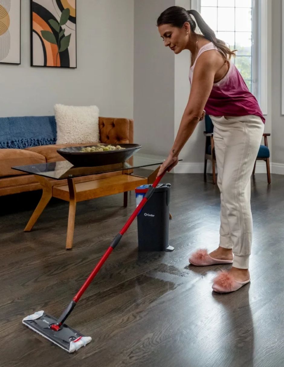 Sistema de Trapeador Plano O-Cedar H2prO Doble Tanque