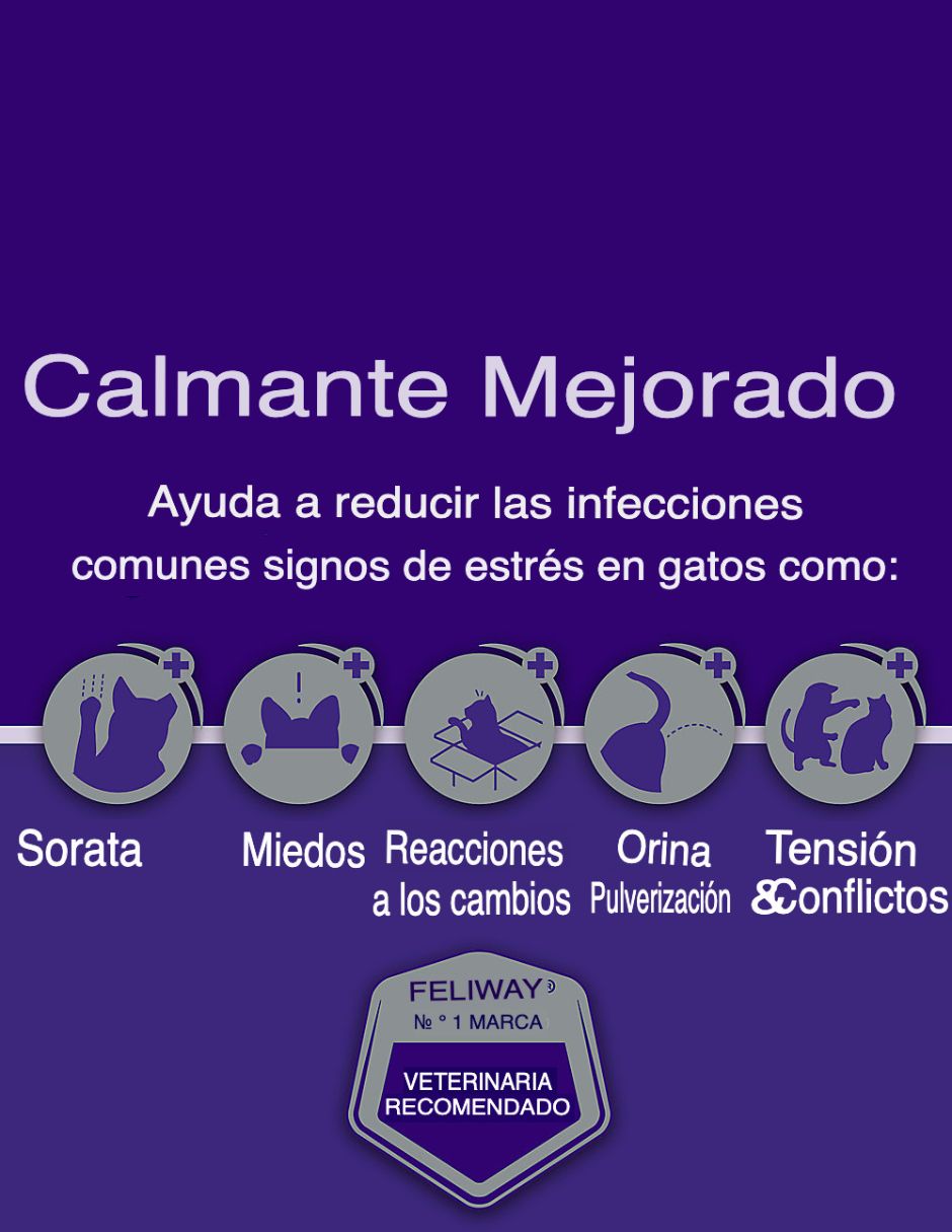Feliway Optimum calmante para gatos repuestos 2 Pack