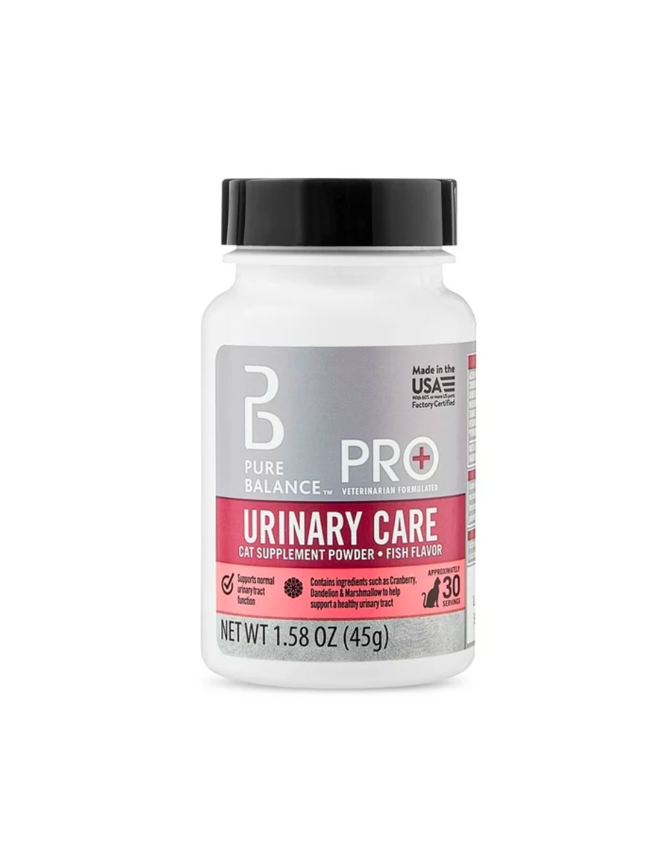 Pure Balance Pro+ Polvo para gatos para el cuidado urinario, 30 porciones