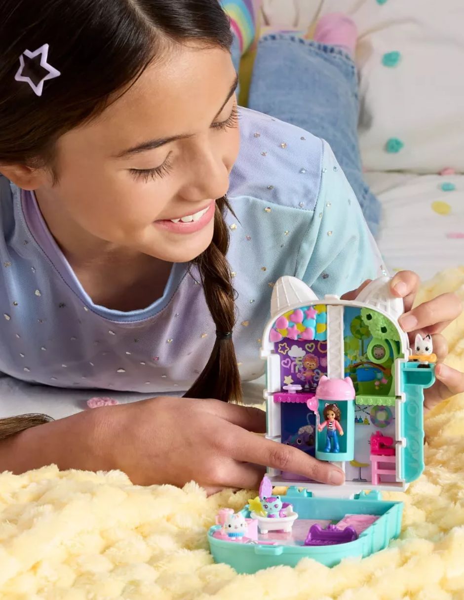 Polly Pocket Micro Casa de Muñecas Gabby Set compacto con accesorios