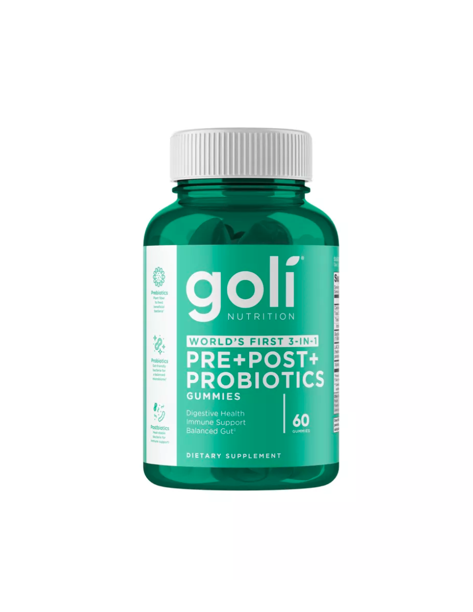 Goli Nutrition Gomitas Pre + Post + Probióticos 60 unidades