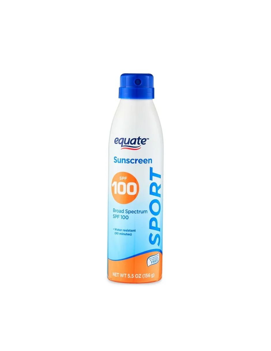 Equate Sport Protector solar de amplio espectro, SPF 100, 156gr
