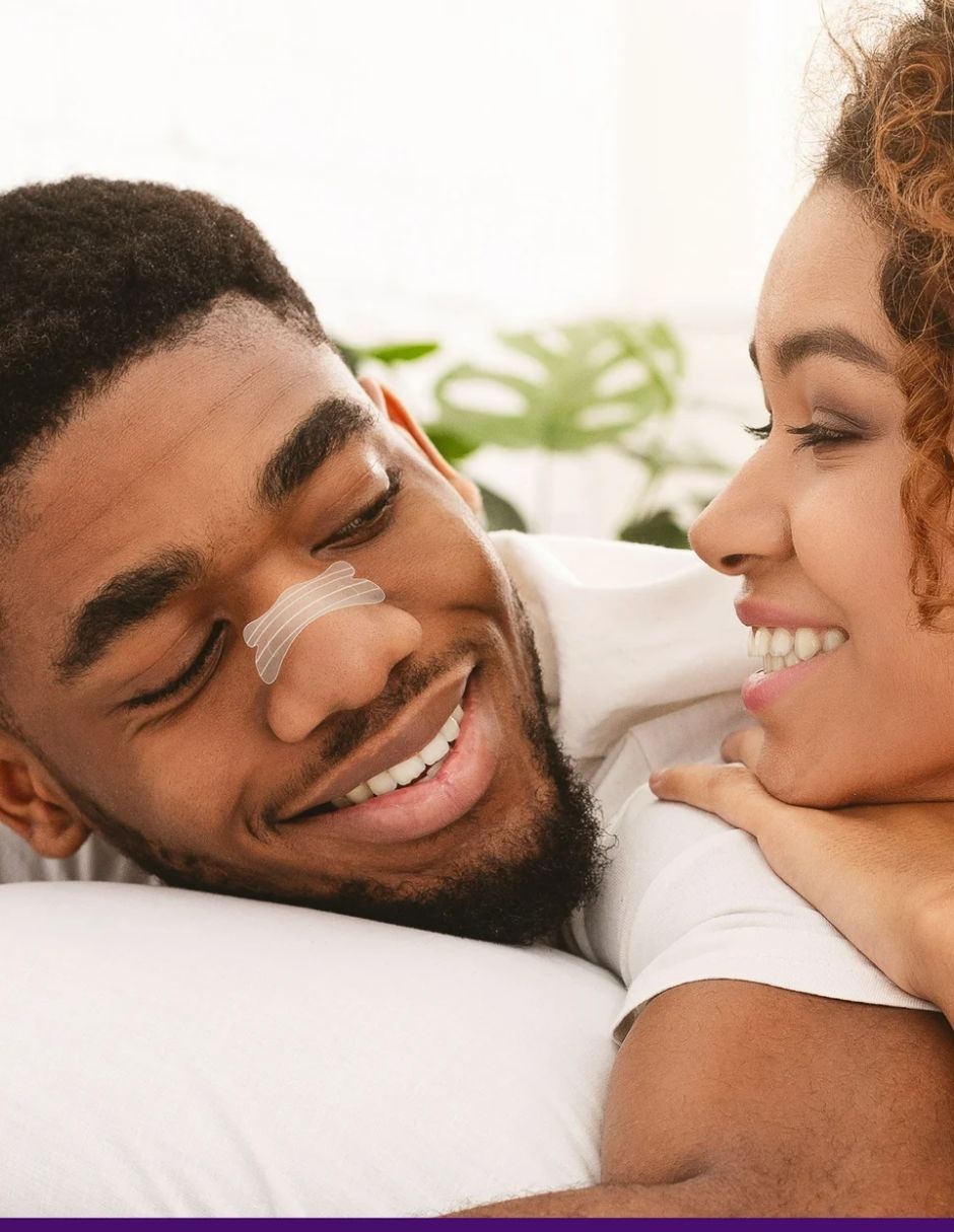 Vicks ZzzQuil Sleep tiras nasales transparentes para la noche contra los ronquidos, 26 unidades