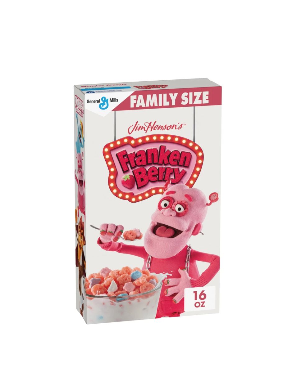 Cereal Franken Berry con malvaviscos Frightful Friends, 16 oz