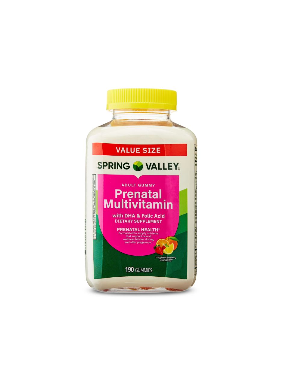 Spring Valley Prenatal gomitas, 190 unidades