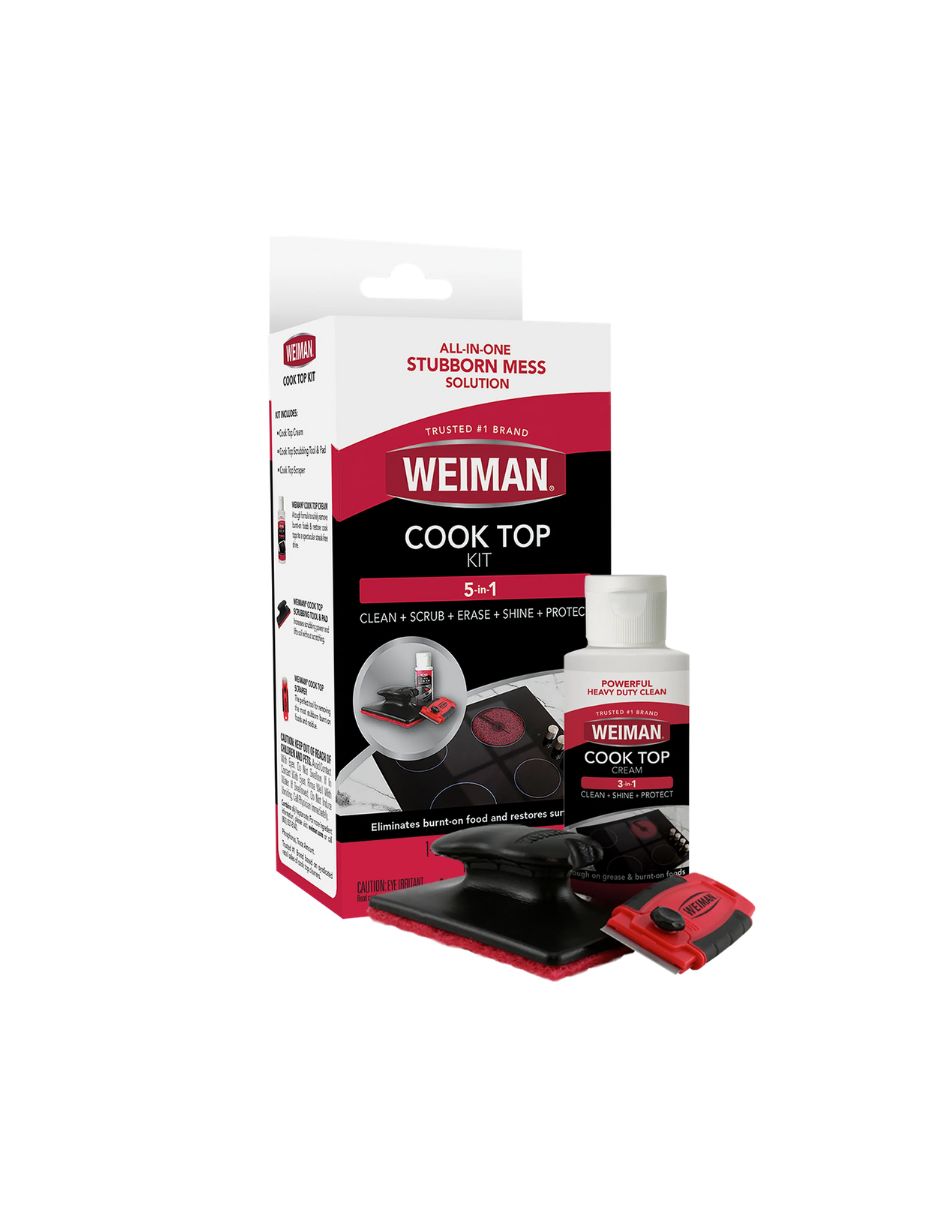 Weiman Kit completo de limpieza para estufas de vidrio