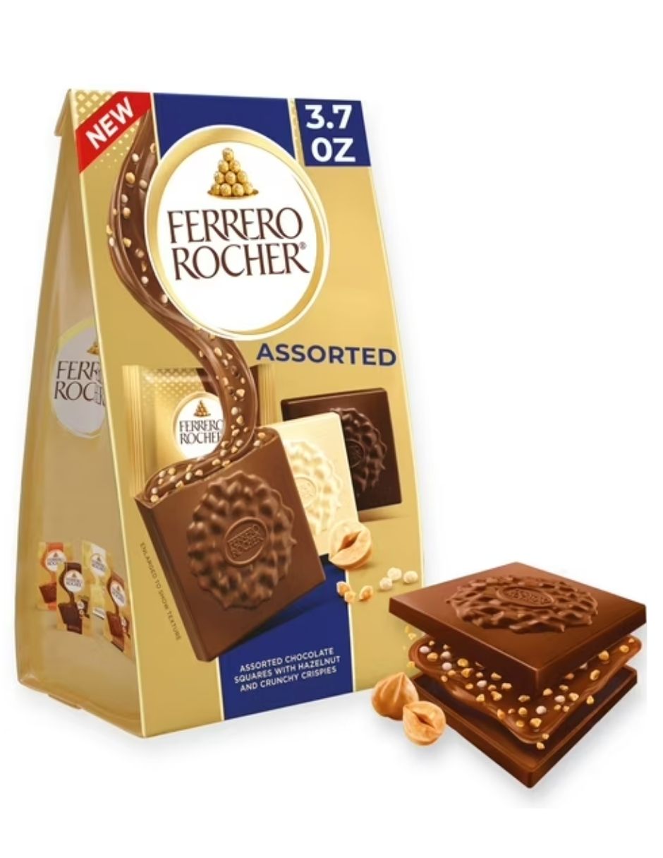 Chocolates Ferrero Rocher rellenos diferentes sabores 101gr